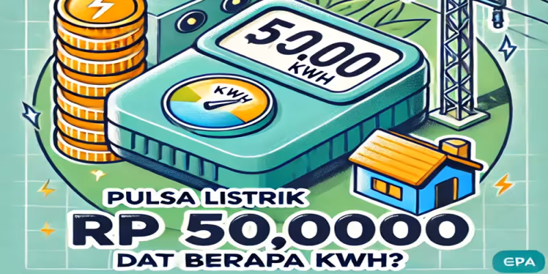 Pulsa Listrik Rp 50.000 Dapat Berapa kWh? Berikut Ini Detil nya.