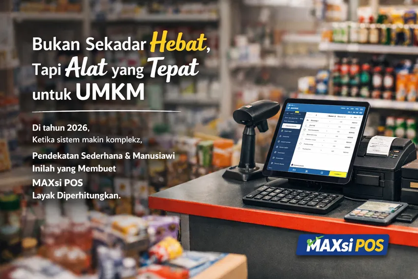 5 Alasan Kenapa MAXsi POS Aplikasi Kasir Terbaik 2026 untuk UMKM Indonesia